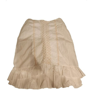Karen Kane 100% Cotton White Skirt Size‎ 8